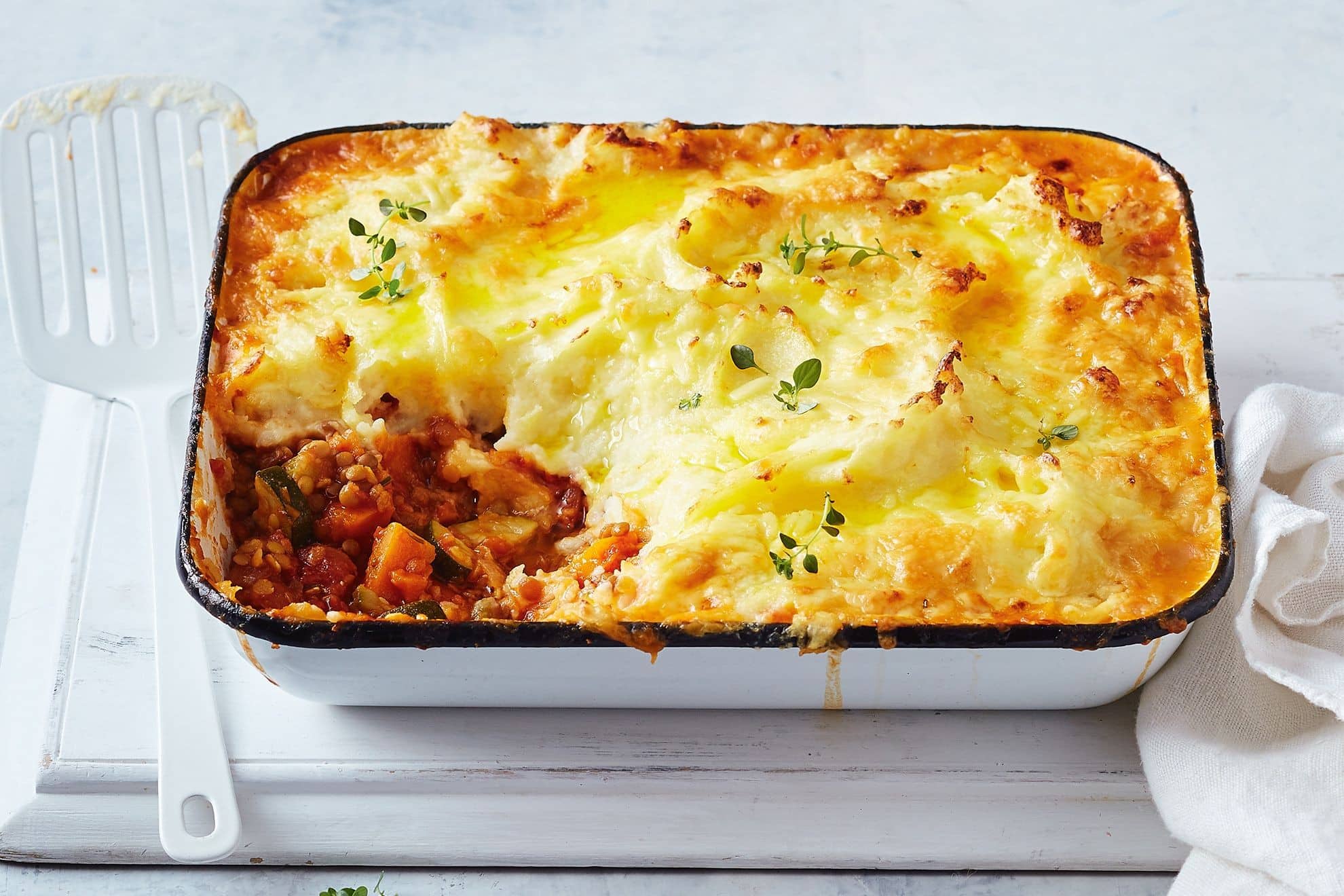 Vegeterian Cottage Pie - Pass The Sauce